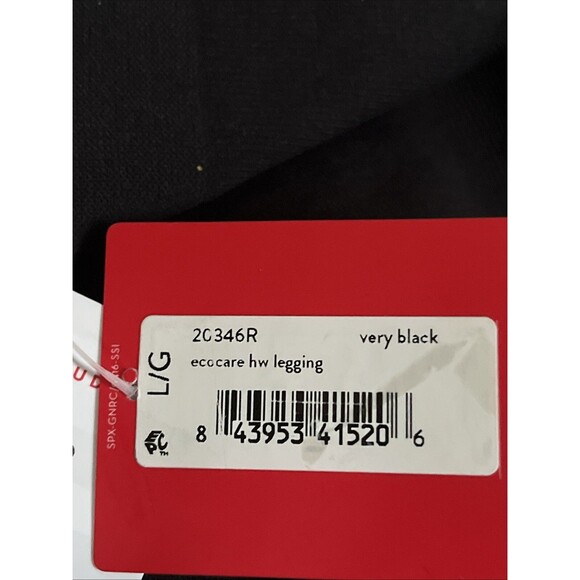 Spanx Women's Large Look at Me Now Leggings NWT Very Black 20346R Ecocare - Picture 6 of 12